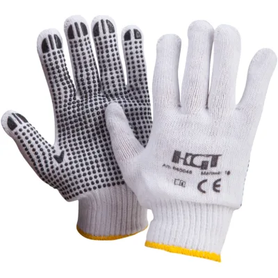 Manusi Gradina Punct Negru Tricotate / M: 10