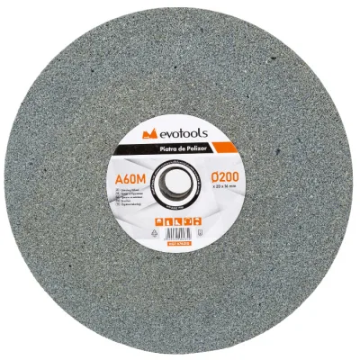 Disc Piatra de Polizor Gri 200 x 20 x 20; granulatie 36