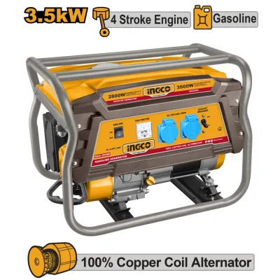 Generator curent electric, 3.5KW, 4 timpi, benzina, Ingco GE35006