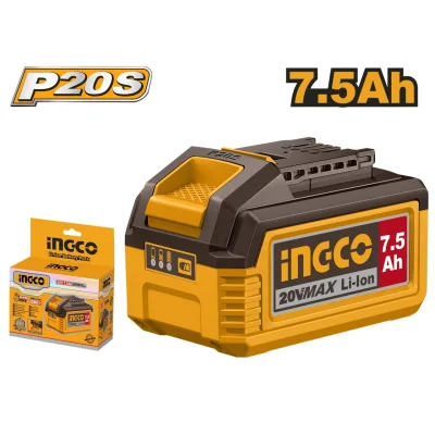 Baterie (Acumulator) 20V 7.5Ah seria P20S, Ingco FBLI2075