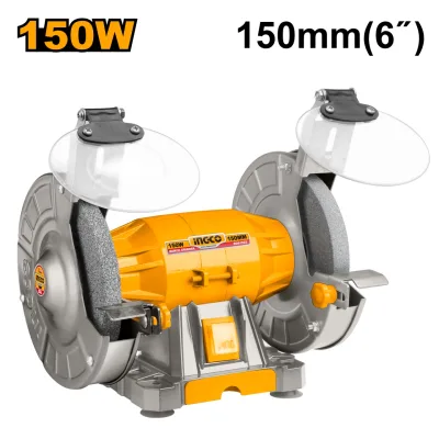 Polizor electric de banc 150W 150mm Ingco BG61502