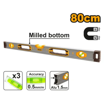 Boloboc 100cm Magnetic Industrial INGCO HSL38100M
