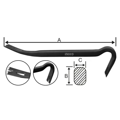 Ranga 24'' (600mm) INGCO HWBA01242