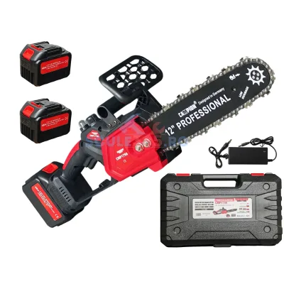 Mini Drujba electrica 8AH, 48V, 300mm, 2 acumulatori, brushless, ungere automata, 1800w, CAMPION CMP1756