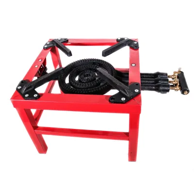 Arzator Pirostrie cu 2 inele PROPAN-BUTAN, R02 Gaz, 350x350mm, EurGas B4195