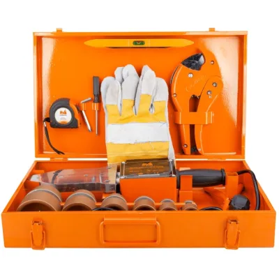 Trusa sudura plita PPR 2400W cu 6 bacuri pentru lipit tevi, Craft-Tec MX561