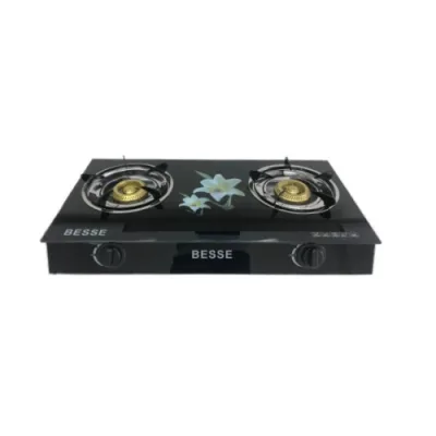 Aragaz Plita pe Gaz cu 2 Ochi, Sticla Termorezistenta, Design Compact, Campion CMP1654 - CMP1654