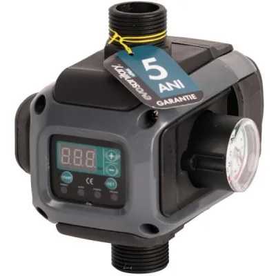 Prescontrol Electronic 1.1kW, Presiune Reglabila 1.3–9.8 bar, Protectie Lipsa Apa, Evosanitary 683577 – 683577