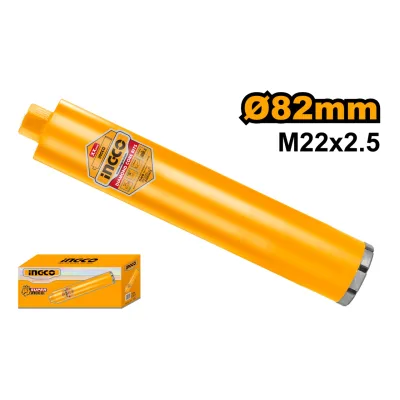 Carota Diamantată Segmentată 65x450mm M22 INGCO DCB580658 – Performanță Industrială pentru Găurire în Beton Armat