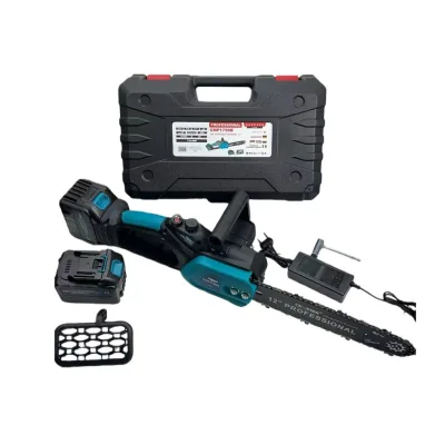 Mini Drujba electrica 300mm, 12'' inch, 8AH, 48V, cu 2 acumulatori brushless, model BLUE PROFESSIONAL Campion CMP1756B