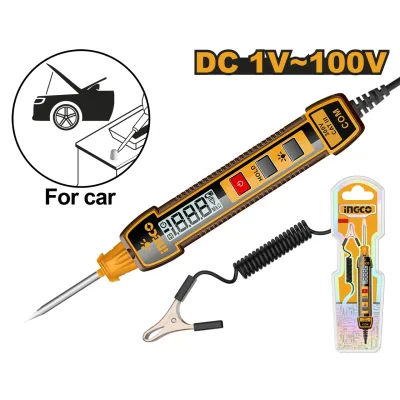 Surubelnita Control Ecran Digital HSDT41001 – 1-100V DC, Afisaj Digital, Backlight, Lanterna LED, Cablu 2700 mm