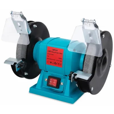 Polizor de banc electric 150mm, 350w, 2950rpm, pietre incluse, protectii duble, 12,7mm, CAMPION PROFESSIONAL CMP1834