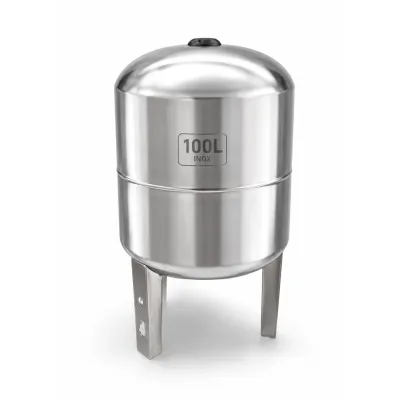 Butelie hidrofor inox 100L, vas expansiune cu membrana, presiune maxima 6 bar, rezervor hidrofor din inox Campion PROFESSIONAL CMP1649