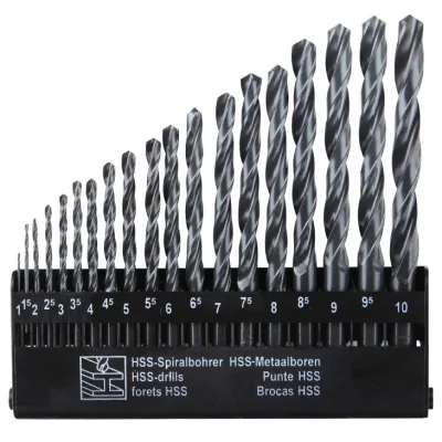 SET Burghie Metal HSS 19 bucati / 1-10 mm