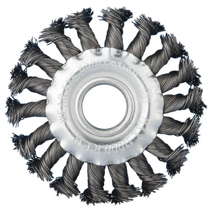Perie sarma Circulara Toroane 150 mm pt. Polizor Unghiular; Evotools 612035