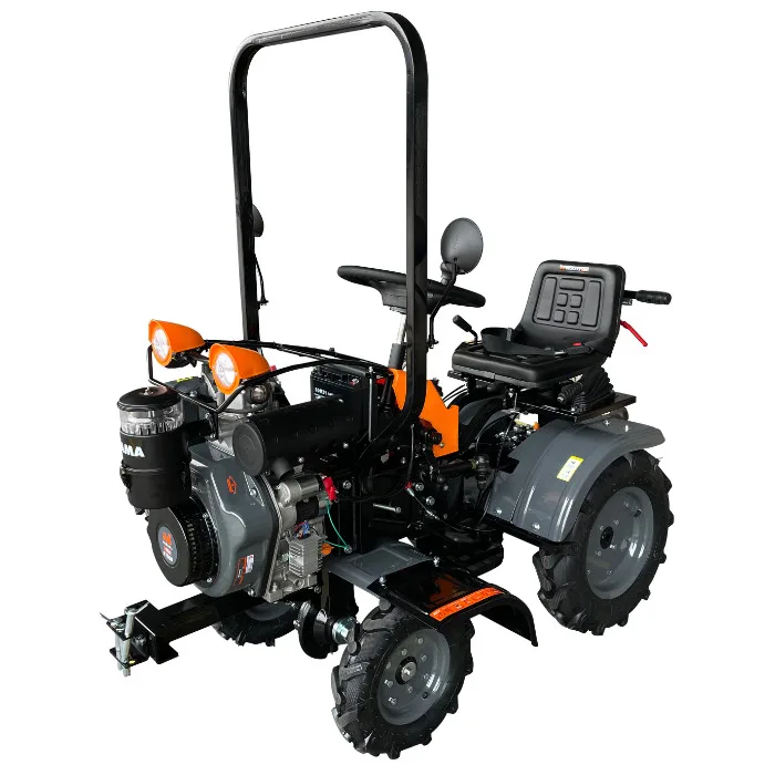 Minitractor 12 CP Ride-On 4x4 R1200 Evotools PLUS Motor Diesel KAMA Motocultor 681943