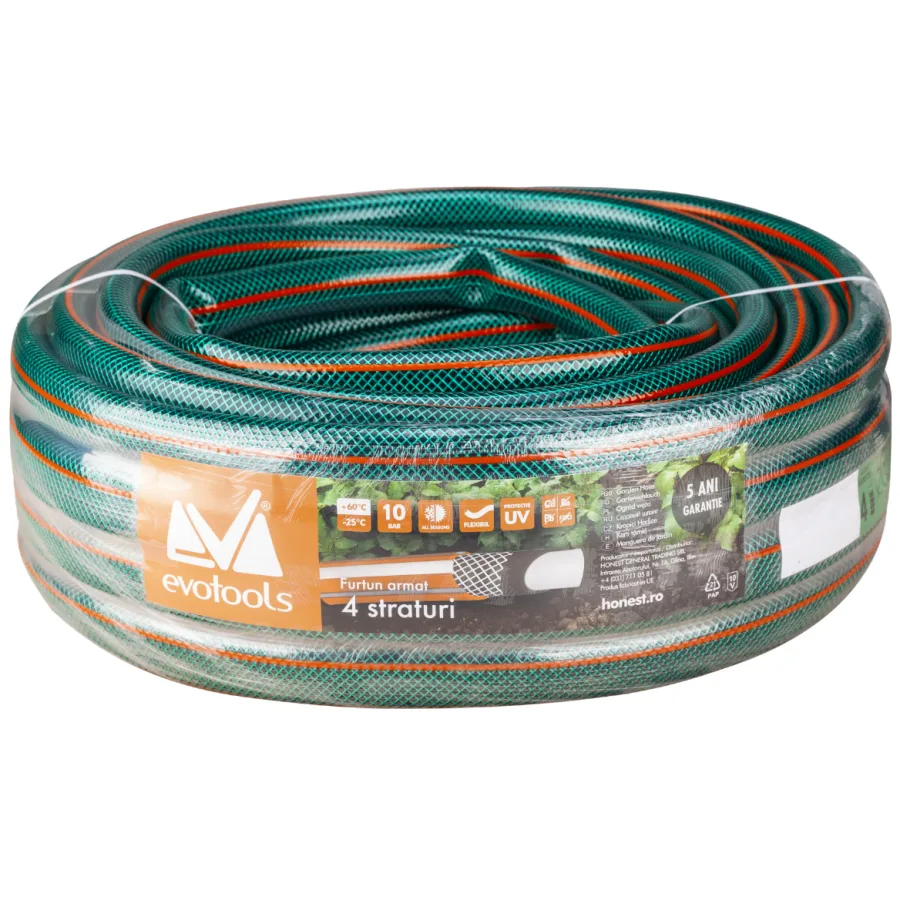Furtun Armat apa 3/4 inch, 50 M Evotools 635215