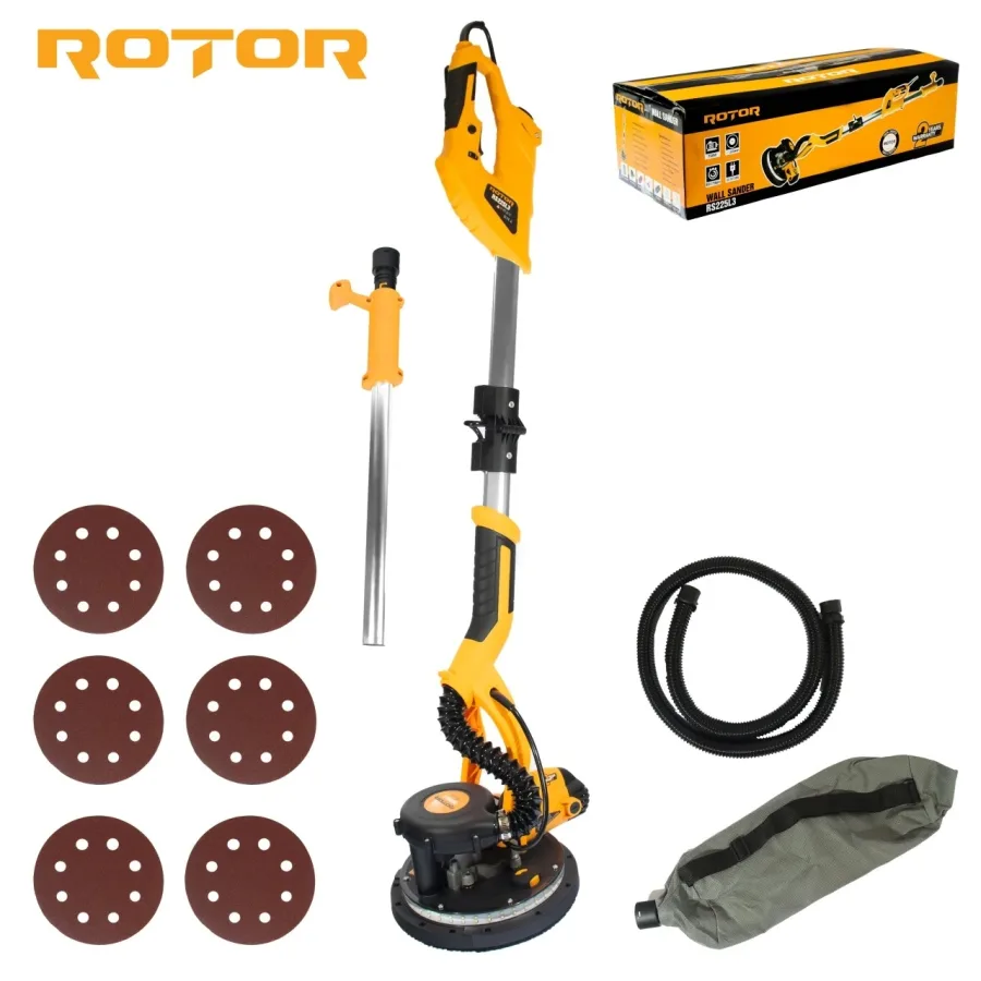 Masina de slefuit pereti telescopica 750w, 1750rpm ROTOR R-S225L-3