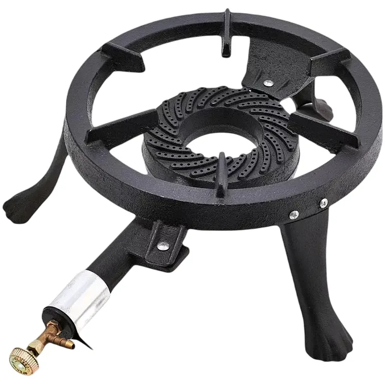 Arzator Pirostie pentru Ceaun cu gaz, 6500w, 450g/h, 335x85x350mm, din Fonta, popan-butan, gpl, EURGAS B4630