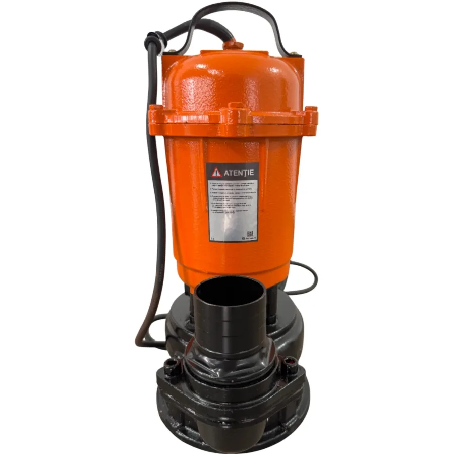 Pompa apa murdara submersibila GW 1.1kW, 1100W, fara plutitor, cablu 6.7m, pentru drenaj si evacuare apa cu impuritati
