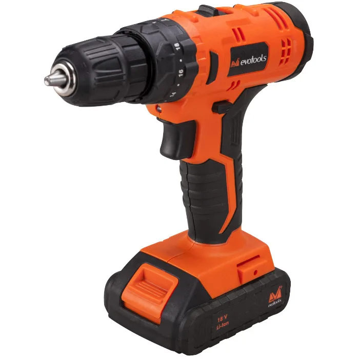 Masina de Gaurit si Insurubat cu Percutie cu 2 Acumulatori EPTO CD Li-Ion / U[V]: 18 Evotools 680001